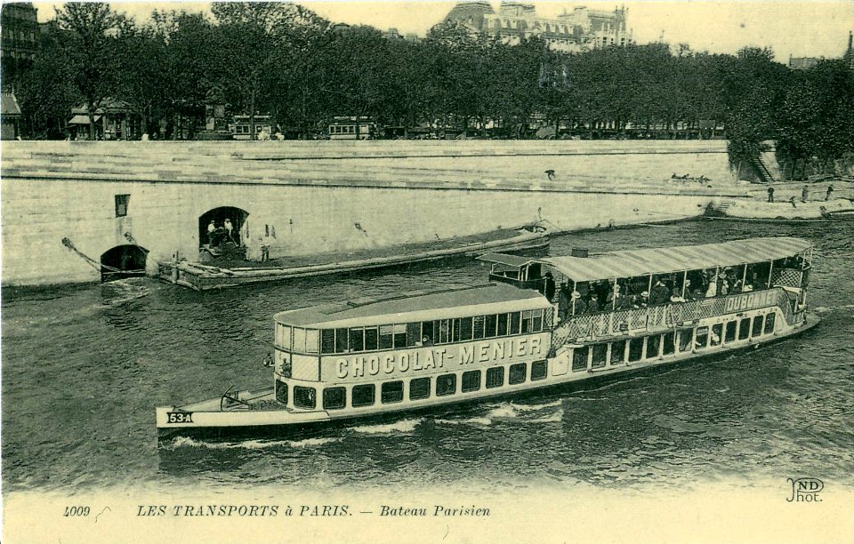 Les transports à Paris - Bateau Parisien