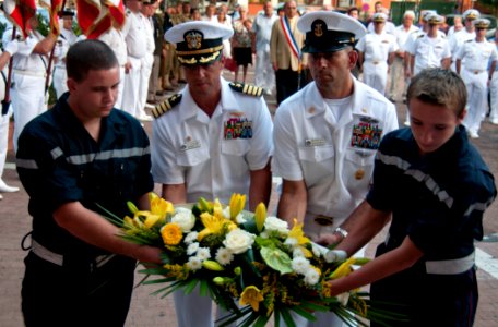 Liberation of Provence ceremony 120816-N-PE825-055