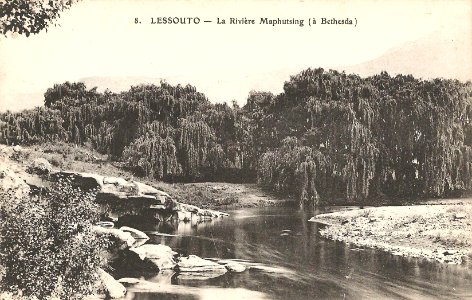Lessouto-La rivière Maphutsing (à Bethesda)
