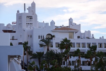 Spanish apartments palms