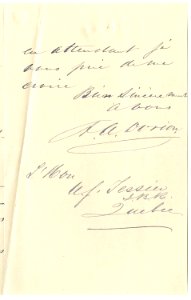 Lettre d'Antoine-Aimé Dorion à Ulric-Joseph Tessier 11 octobre 1875-3