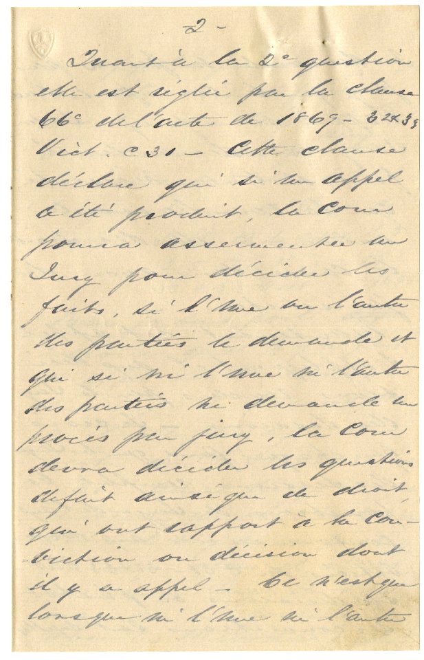 Lettre d'Antoine-Aimé Dorion à Ulric-Joseph Tessier 30 avril 1878-5
