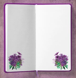 Background purple note