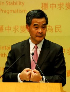 Leung Chun-ying at 2013 Policy Address 03 (cropped)