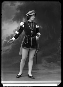Lia Norée in Trettondagsafton at Skådebanans friluftsteater 1913 - SMV - GN031