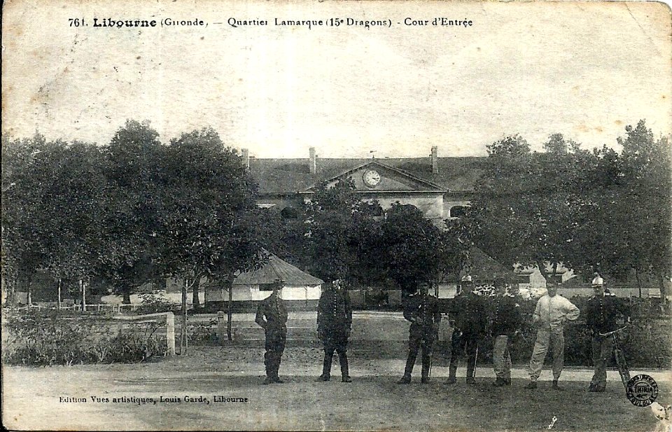 Libourne Caserne Lamarque les hommes 19