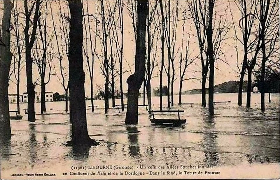 Libourne innondations février 1904 1