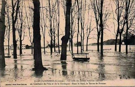 Libourne innondations février 1904 1