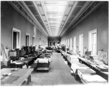 Library of Congress, Map Division quarters, north curtain, second floor LCCN96504174