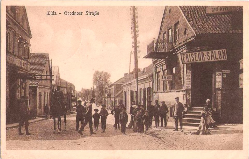 Lida, Kamienskaja-Kryvaja. Ліда, Каменская-Крывая (1917)