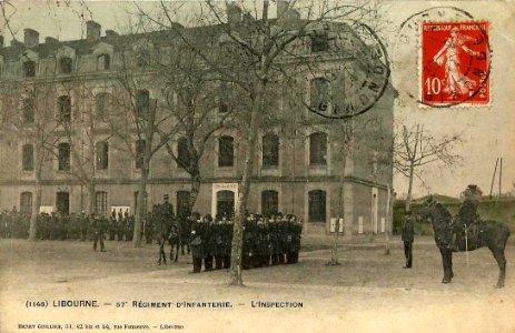 Libourne Caserne Lamarque les militaires 3