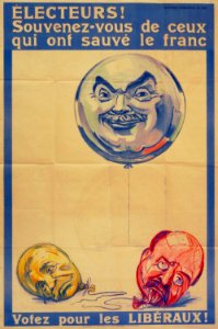 Liberale verkiezingsaffiche, 1929 - Campaign poster, Belgian Liberal Party, National elections 1929 (30432767730) photo