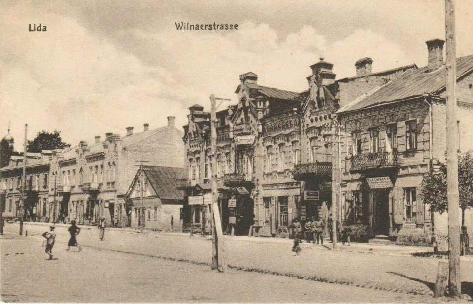 Lida, Vilenskaja-Rynak. Ліда, Віленская-Рынак (1917)