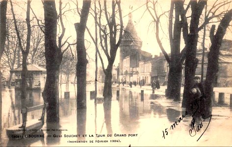 Libourne innondations février 1904 2
