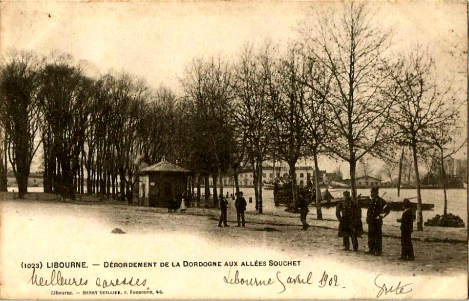 Libourne innondations février 1904 6