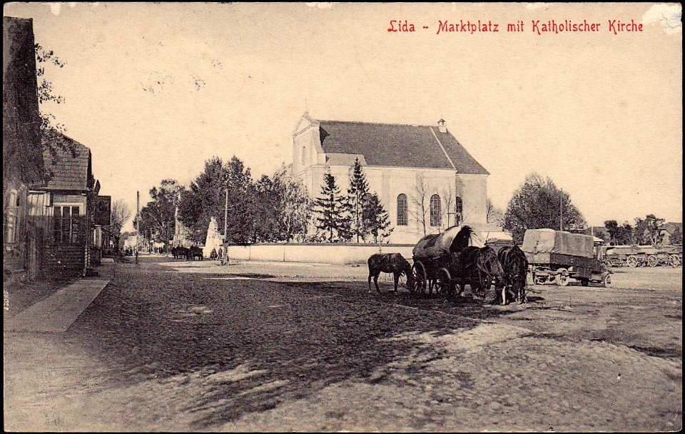 Lida, Vilenskaja-Zamkavaja, Fara. Ліда, Віленская-Замкавая, Фара (1916)