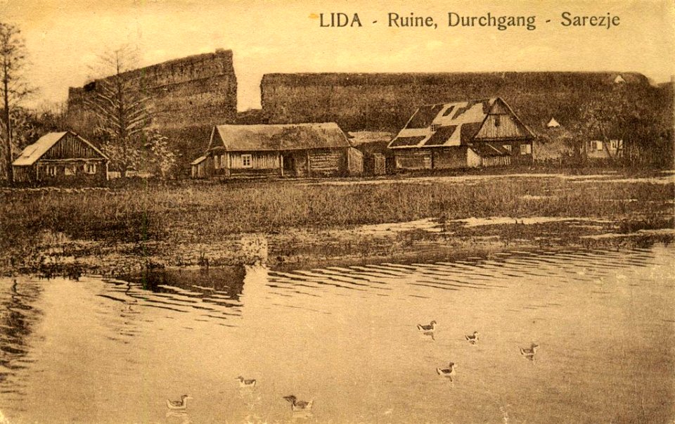 Lidzki zamak, Zarečča. Лідзкі замак, Зарэчча (1910, 1915-18)