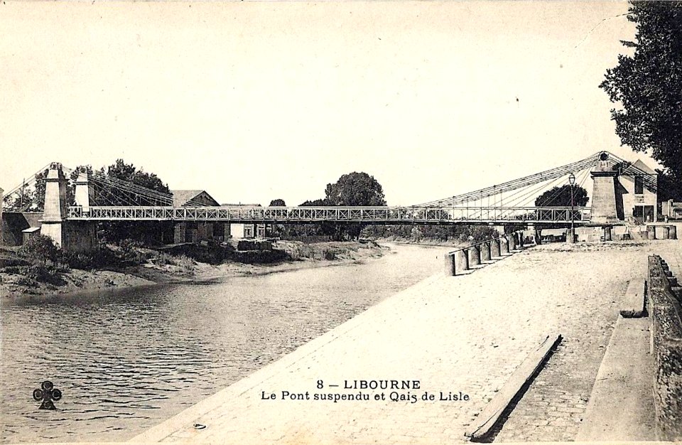 Libourne pont suspendu 7
