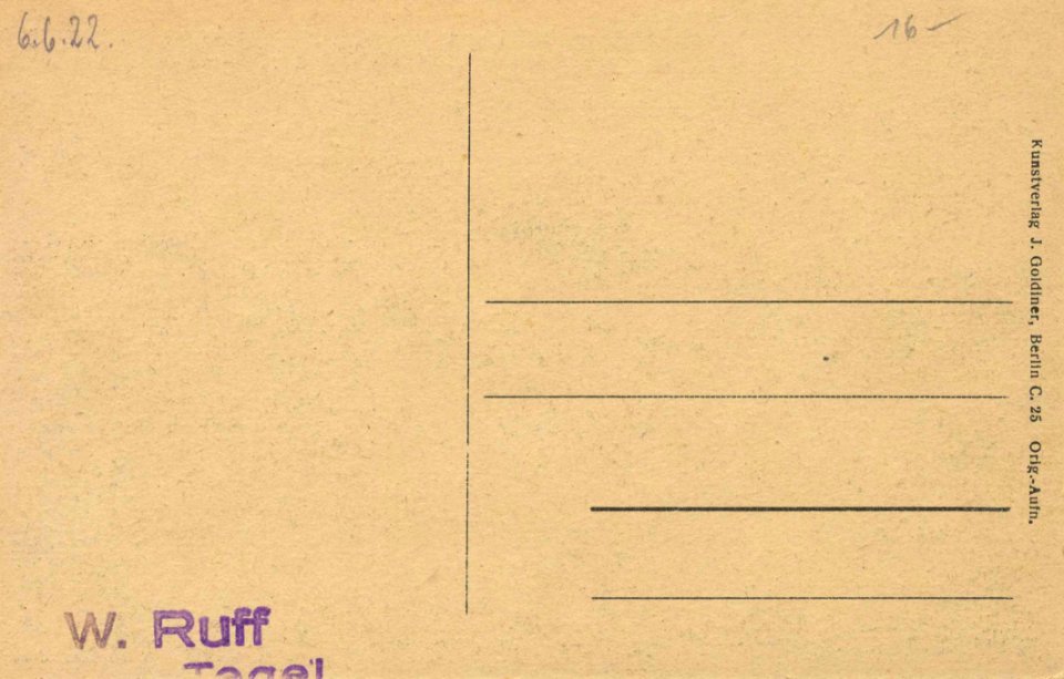 Liepe, Brandenburg - Schleuse (back) (Zeno Ansichtskarten)