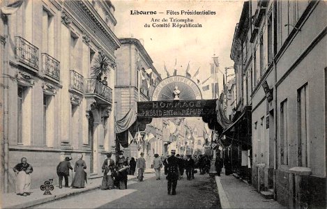 Libourne viste du Président Carnot 1905 1