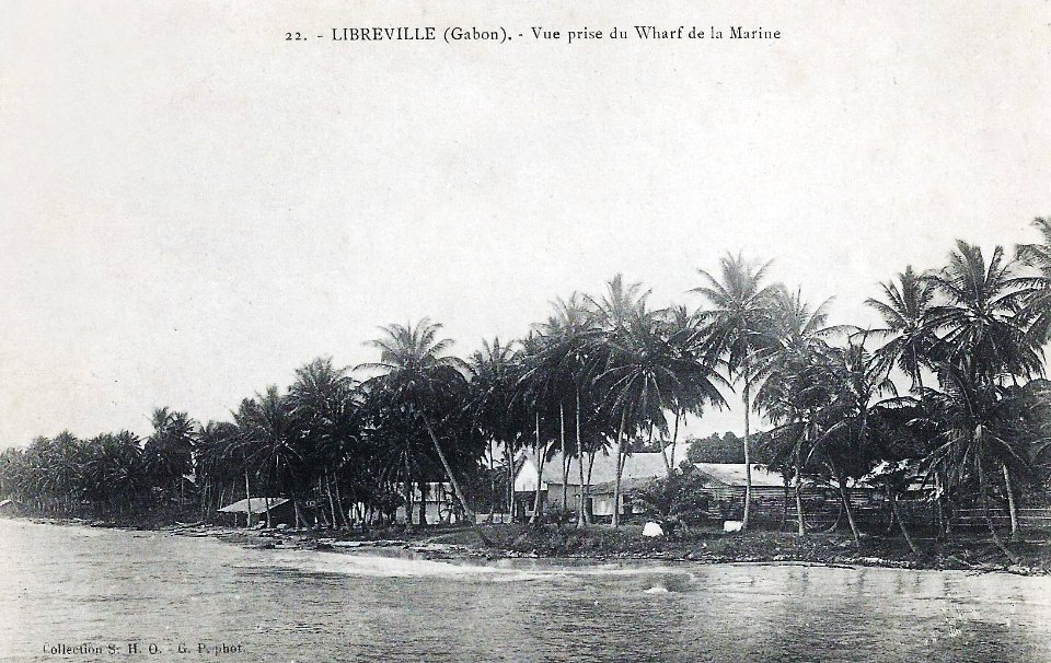 Libreville (Gabon)-Vue prise du Wharf de la Marine