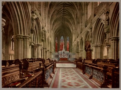 Lichfield Cathedral, Choir East LCCN2017659713 photo