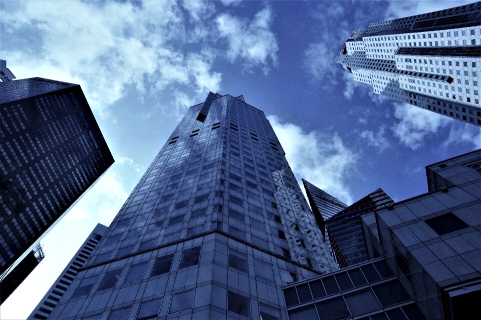 Office building sky