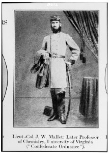 Lieut.-Col. J.W. Mallet; later professor of chemistry, University of Virginia (Confederate ordnance) LCCN93512090