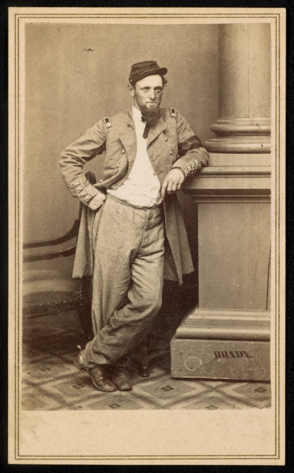 Lieutenant Colonel Noah L. Farnham of Co. B, 7th New York Infantry Regiment and 11th New York Infantry Regiment in uniform) - From photographic negative in Brady's National Portrait Gallery LCCN2016652100