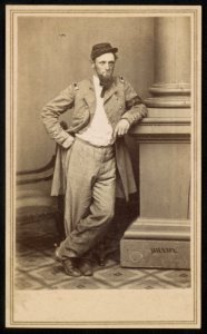 Lieutenant Colonel Noah L. Farnham of Co. B, 7th New York Infantry Regiment and 11th New York Infantry Regiment in uniform) - From photographic negative in Brady's National Portrait Gallery LCCN2016652100
