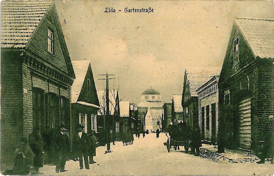 Lida, Sadovaja. Ліда, Садовая (1916)