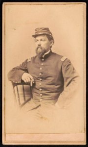 Lieutenant David F. Hicks of Co. B, 13th Massachusetts Infantry Regiment and 79th U.S. Colored Troops Infantry Regiment in uniform - S. Moses & Son, No. 46 Camp Street, corner of Gravier, LCCN2016646184