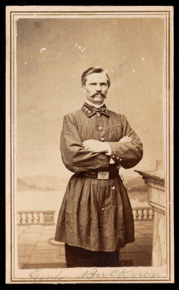 Lieutenant General Simon Bolivar Bruckner of Confederate Army in uniform) - T. Lilenthal LCCN2016649609