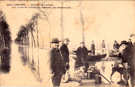 Libourne innondations février 1904 4