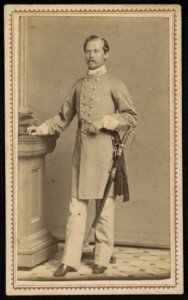 Lieutenant John Summerfield Lanier of Co. K, 14th Mississippi Infantry Regiment and Confederate Army in uniform with sword) - Anderson's Photographic Gallery, 61 Camp St., New Orleans LCCN2016649645