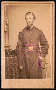 Lieutenant Joseph F. Cline of Batty. H, 6th Pennsylvania Heavy Artillery Regiment in uniform) - Johnson's National Gallery, No. 12 Market Space, Pa. Ave., Washington, D.C LCCN2016646212