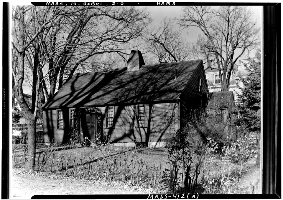 Lieutenant Simeon Wheelock House - HABS MASS,14-UXBRI,2 - 077250pu