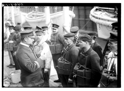 Life boat drill KAISER WILHELM II LCCN2014690443