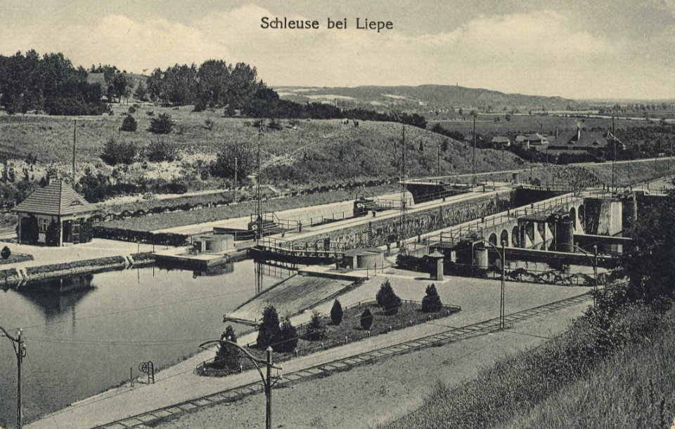 Liepe, Brandenburg - Schleuse (Zeno Ansichtskarten)