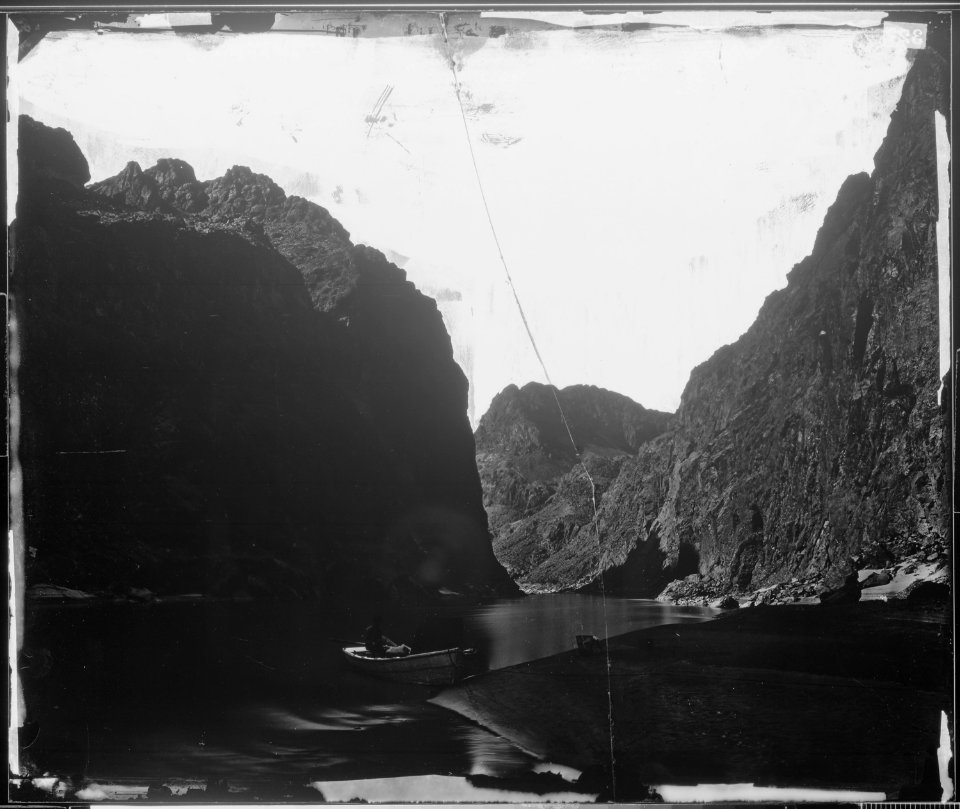 LIGHT and SHADOW IN BLACK CANYON FROM MIRROR BAR, COLORADO RIVER - NARA - 524278
