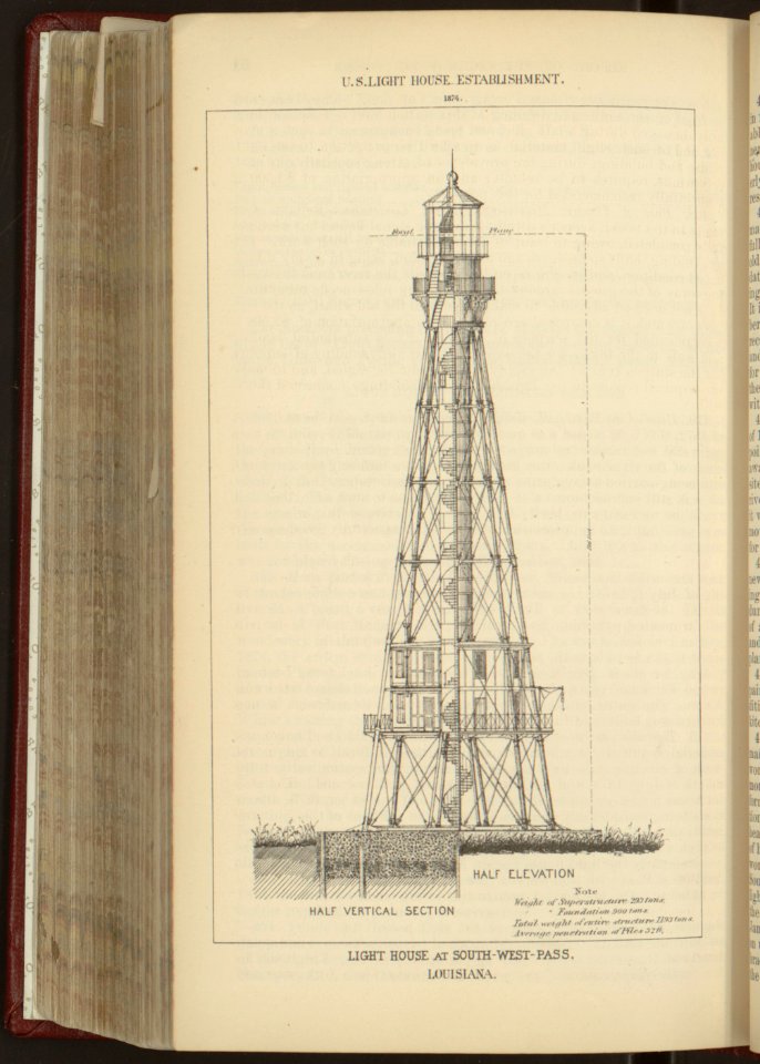 Light house at South-West-Pass, Louisiana LCCN2005688350