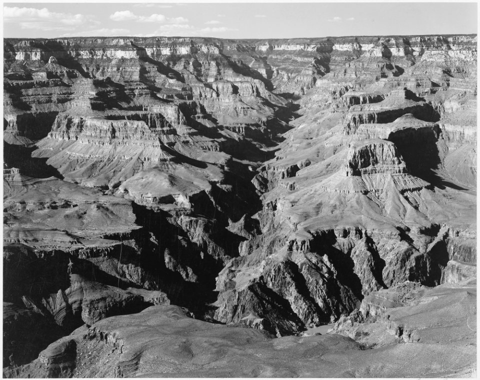 Lighter shadows, Grand Canyon National Park, Arizona, 1933 - 1942 - NARA - 519886
