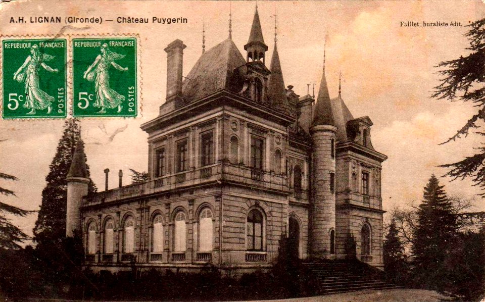 Lignan-chateau-puygerin-1909