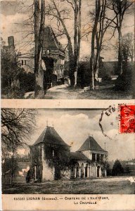 Lignan-un-coin-du-parc-de-lisle-fort-chateau-chapelle-1908