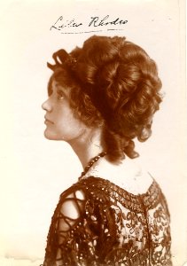 Lila Rhodes, stage actress (SAYRE 8779)