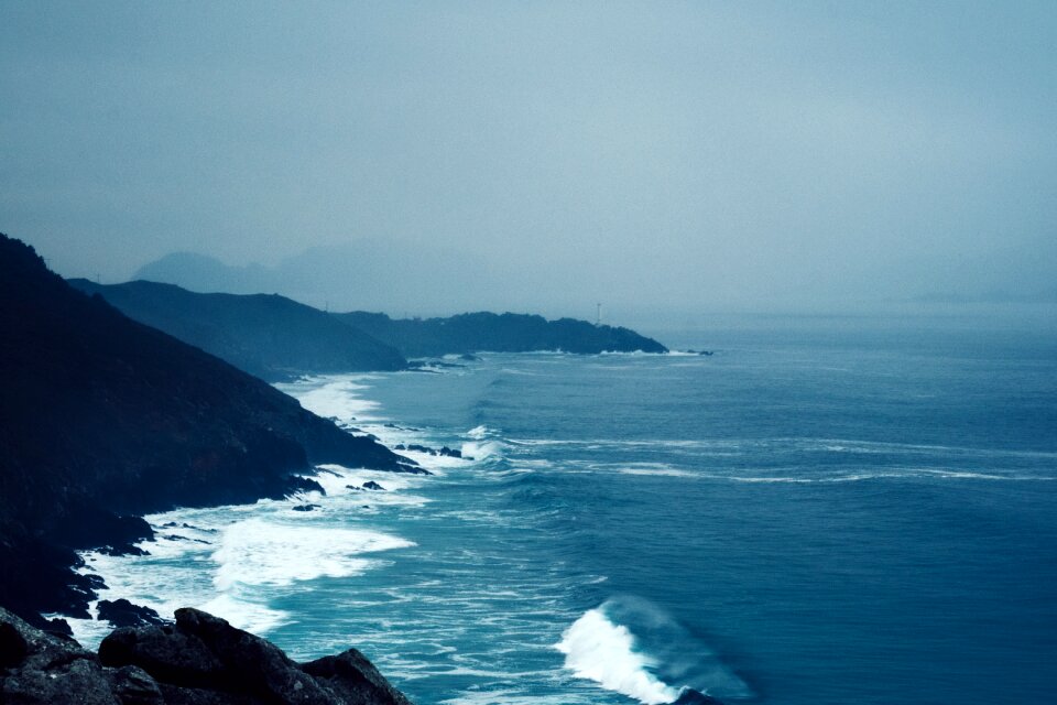 Waves nature blue