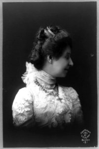 Lilian Whiting, head-and-shoulders portrait, facing right LCCN93511259