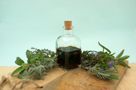 Oil herb perfume photo