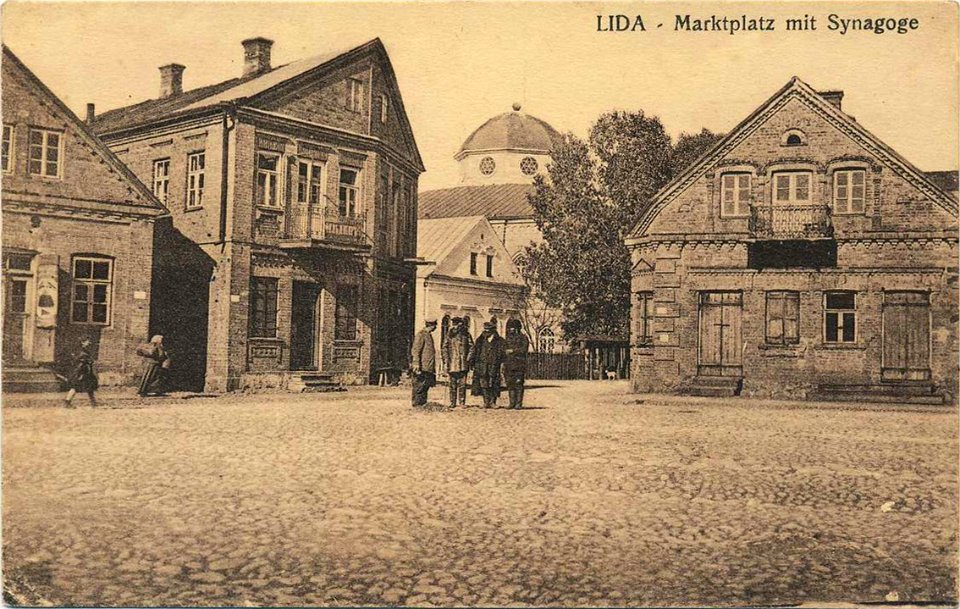 Lida, Rynak-Sadovaja. Ліда, Рынак-Садовая (1915) (2)