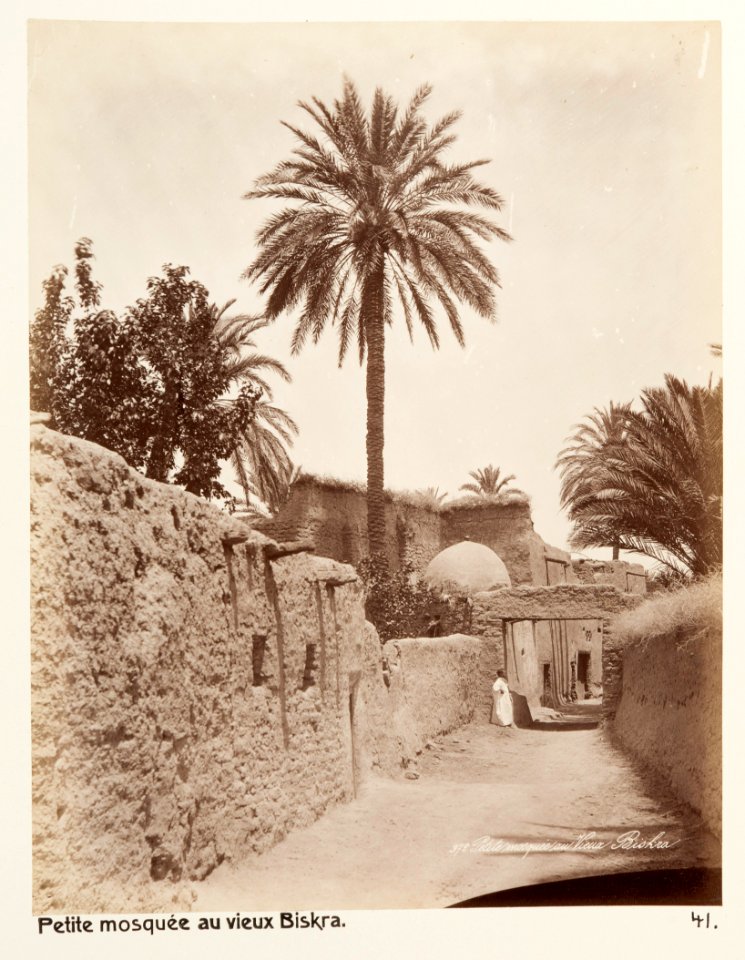 Lilla moskén i gamla Biskra, Algeriet - Hallwylska museet - 107942